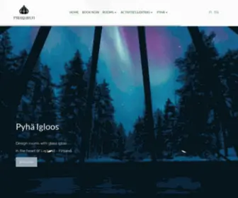 Pyhaigloos.fi(Majoitus Pyhällä) Screenshot