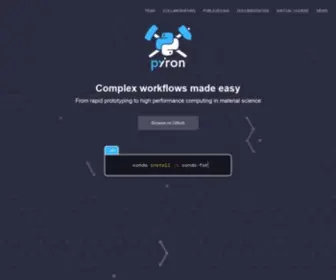 Pyiron.org(The materials science IDE) Screenshot