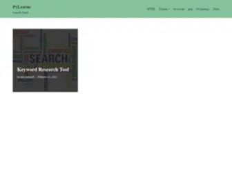 Pylearns.com(Learn By Doing) Screenshot