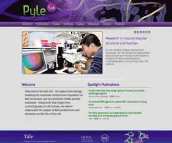 Pylelab.org(Pyle Lab at Yale University) Screenshot