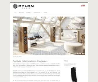 Pylonaudio.com(Firma PYLON Audio) Screenshot