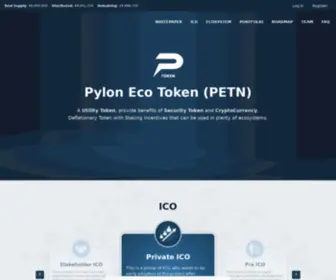 Pylontoken.com(Pylon Eco Token) Screenshot