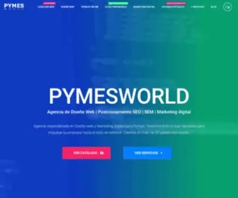 Pymesworld.com(Agencia de diseño web y Marketing digital para Pymes) Screenshot