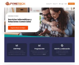 Pymetech.com.mx(PYMETECH Distribuidor Autorizado) Screenshot