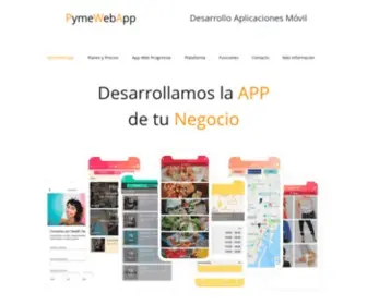 Pymewebapp.com(Creamos la App de tu negocio) Screenshot