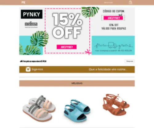 PYNKY.com.br(Pynky store) Screenshot