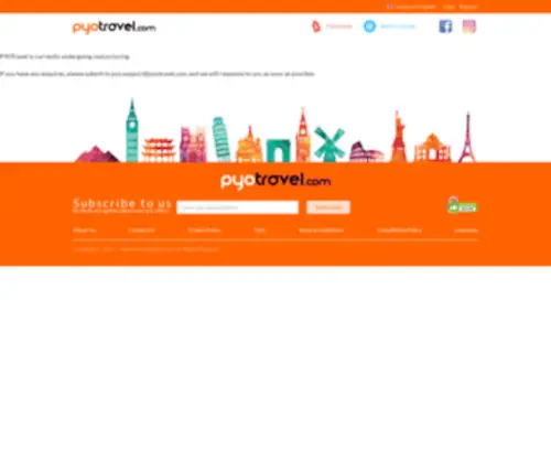 Pyotravel.com(BEST RATES GUARANTEE) Screenshot