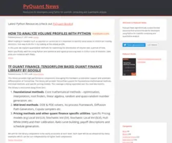 Pyquantnews.com(PyQuant News) Screenshot