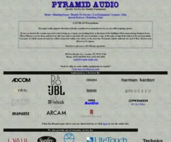 Pyramid-Audio.com(Pyramid Audio) Screenshot