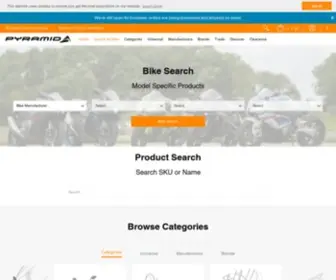 Pyramid-Plastics.co.uk(Motorcycle Accessories Manufacturer & Stockists) Screenshot