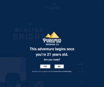 Pyramidbrew.com(The great beer we make today) Screenshot