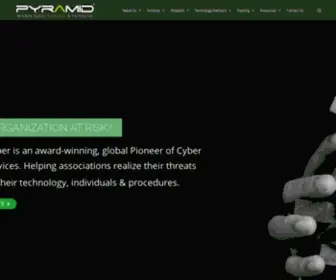 Pyramidcyber.com(Pyramid Cyber Security & Forensic Pvt) Screenshot