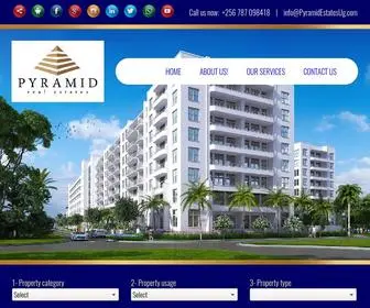 Pyramidestatesug.com(PYRAMID REAL ESTATE) Screenshot