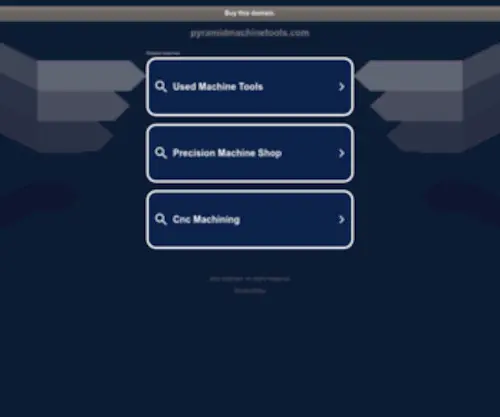 Pyramidmachinetools.com(Machine) Screenshot