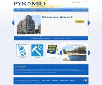 Pyramidregroup.com(Property Management & Brokerage) Screenshot