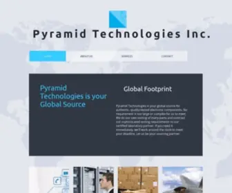 Pyramidtechnologiesinc.com(Pyramid technologies inc. in irvine) Screenshot