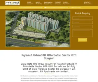 Pyramidurbanhomes3.in(Pyramid Urban67A Affordable Sector 67a Gurgaon) Screenshot