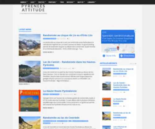 Pyrenees-Attitude.com(Pyrénées) Screenshot