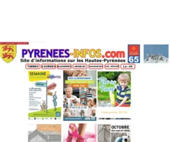 Pyrenees-Infos.com(Pyrénées) Screenshot