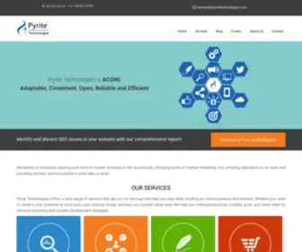 Pyritetechnologies.com(SEO and Inbound Marketing Services Hyderabad) Screenshot