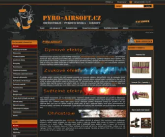 Pyro-Airsoft.cz(Ohňostroje) Screenshot