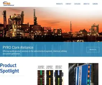Pyro-Clarkreliance.in(Boiler OEM India) Screenshot