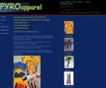 Pyroapparel.com Screenshot