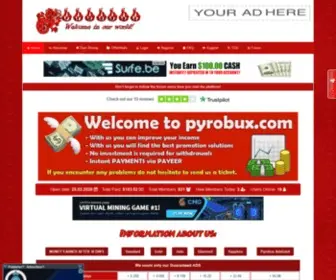 Pyrobux.com(Under Maintenance) Screenshot