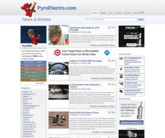 Pyroelectro.com(PyroElectro News) Screenshot