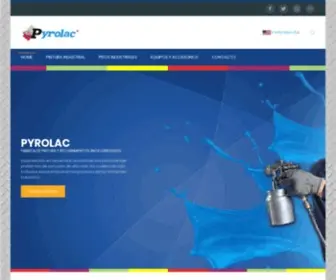 Pyrolac.mx(Fabrica de pinturas industriales) Screenshot