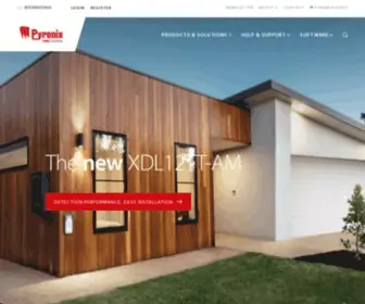 Pyronix.com(Security Systems Manufacturer for Home & Business) Screenshot
