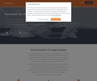 Pyroschein.de(Online-Kurs mit Geld-zurück-Garantie) Screenshot