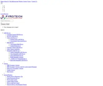 Pyrotechledsolutions.com(Pyrotech Electronics Private Limited) Screenshot