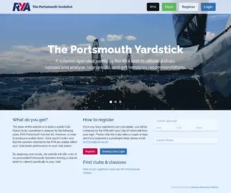 PYS.org.uk(RYA Portsmouth Yardstick Race Analysis) Screenshot