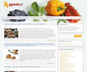 PYSznie.pl(Internetowa książka kucharska) Screenshot
