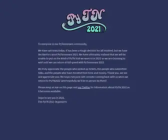 Pytennessee.org(PyTennessee) Screenshot