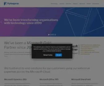 PYthagoras.co.uk(The Market Leading Microsoft Dynamics Partner) Screenshot