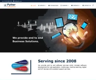 PYther.com(Pyther Innovations) Screenshot