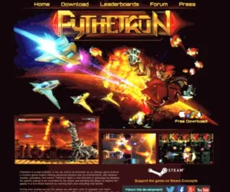 PYthetron.com(Pythetron) Screenshot