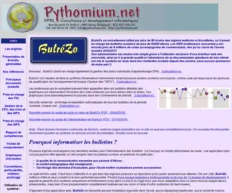 PYthomium.net(Systeme de bulletins scolaires a hautes performances) Screenshot
