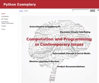 PYthon-Exemplary.com(Pythonex) Screenshot