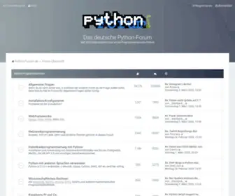 PYthon-Forum.de(Übersicht) Screenshot