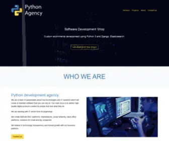 PYthonagency.com(Software Development Company) Screenshot