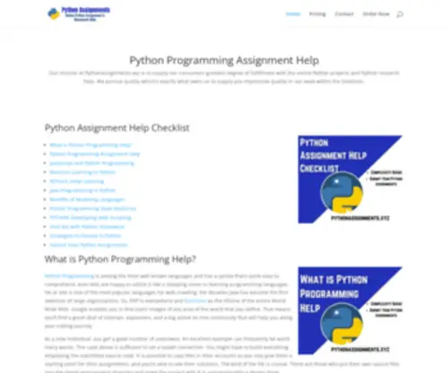 PYthonassignments.xyz(Python Assignment Help) Screenshot