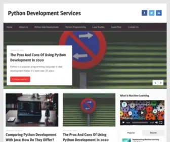 PYthondevelopmentindia.com(Python Development Company in India) Screenshot
