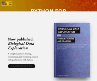 PYthonforbiologists.com(PYthonforbiologists) Screenshot
