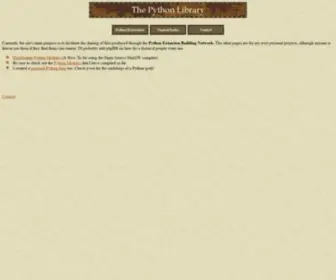 PYthonlibrary.org(The Python Library) Screenshot