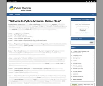 PYthonmm.com(Python Myanmar Online Class) Screenshot