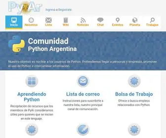 PYthon.org.ar(PYthon) Screenshot