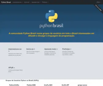 PYthon.org.br(Python Brasil) Screenshot